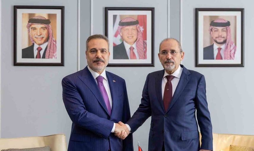 Bakan Fidan, Ürdünlü mevkidaşı Safadi ile görüşme gerçekleştirdi