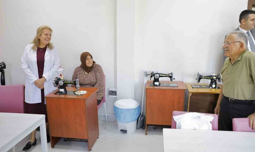 Başkan Büyükkılıç, mesleki eğitim merkezi kursiyerleriyle buluştu