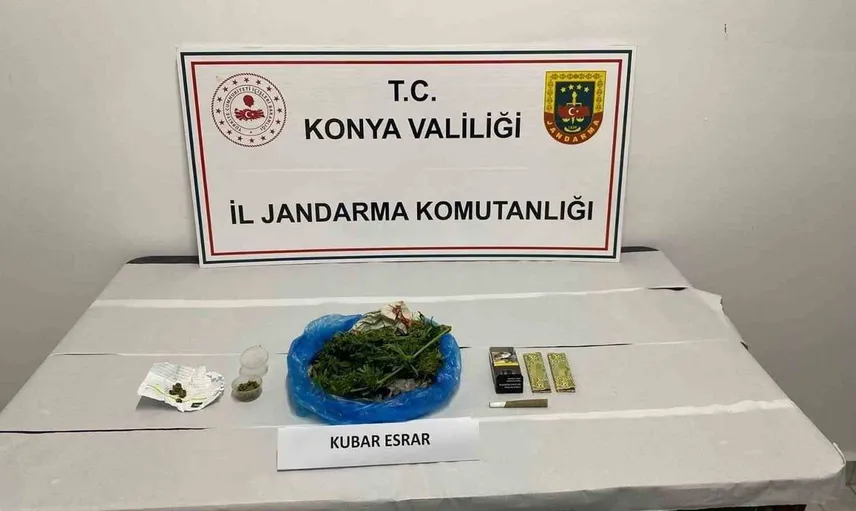 Konya'da jandarmadan uyuşturucu operasyonu: 7 kişi tutuklandı