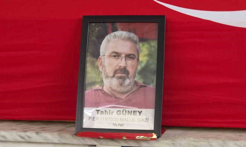 Gazi tahir güney son yolculuğuna dualarla uğurlandı