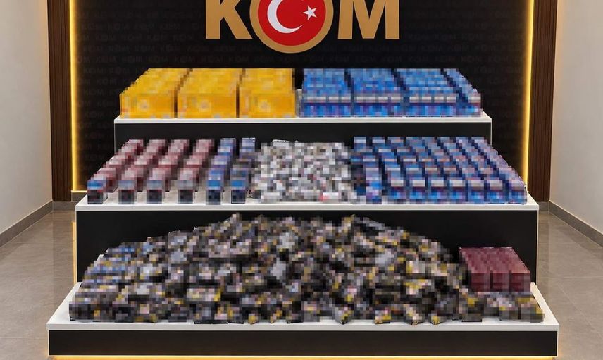 Sakarya'da düzenlenen operasyonda kaçak sigara ve tütün ele geçirildi