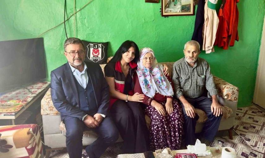 Şehit ailesine yapılan vefa ziyareti anlam dolu anlar yaşattı