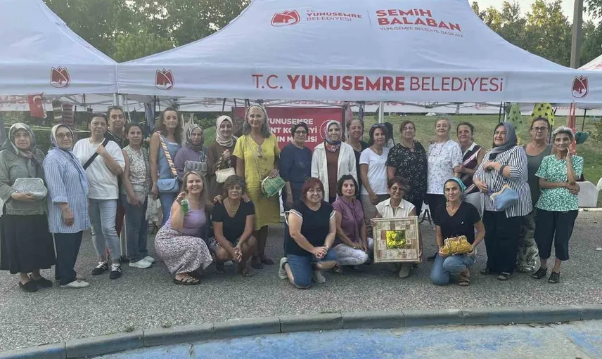 Yunusemre'de kadın el emeği pazarları başladı: Üreticiler büyük ilgi gördü