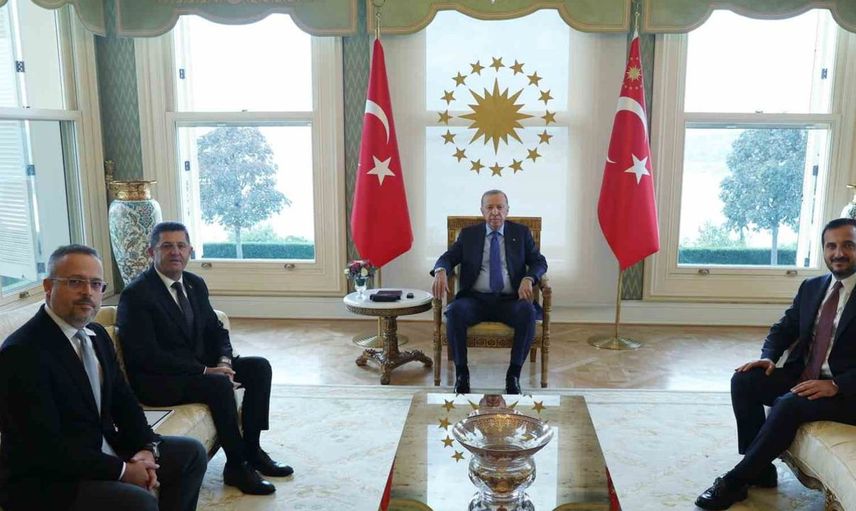 Çekmeköy belediye başkanı Erdoğan tarafından kabul edildi