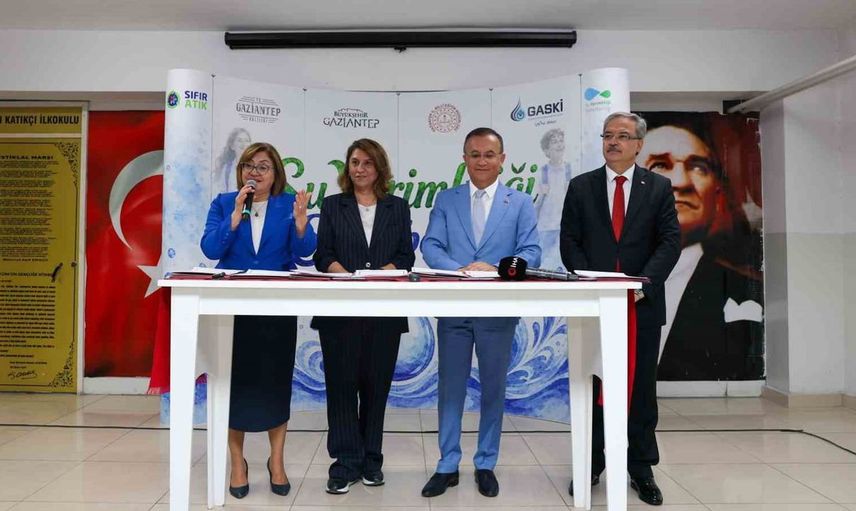 Gaziantep'te su verimliliği seferberliği için önemli protokol imzalandı