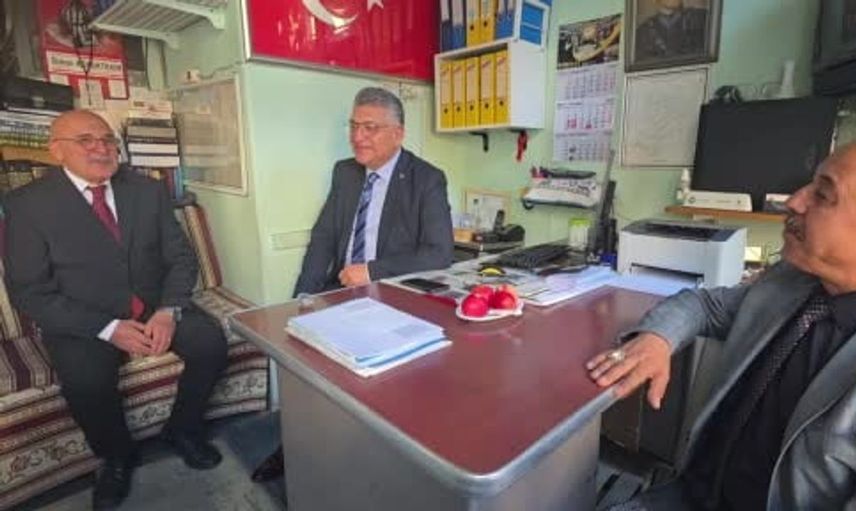 Cemalettin Mahallesi'nin 43 yıllık muhtarına unutulmaz ziyaret