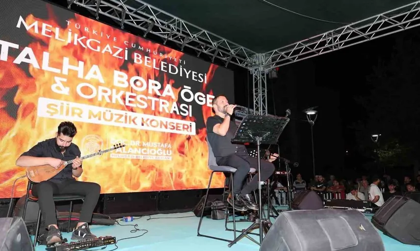 Talha Bora Öge ve orkestrası Melikgazi’de kültür dolu bir gece yaşattı