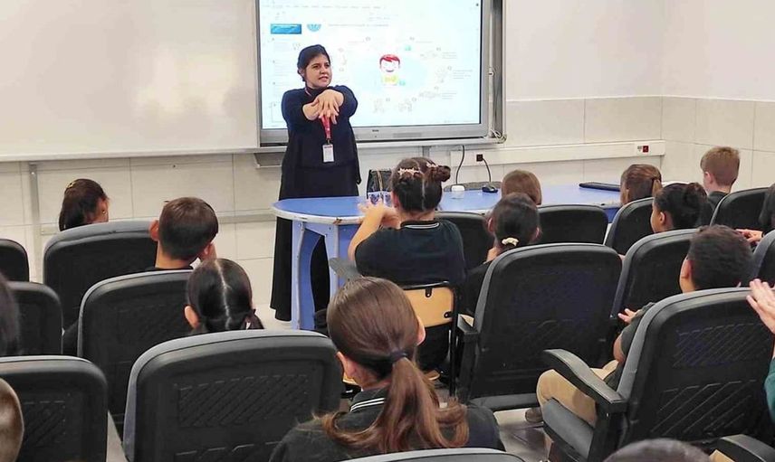 Karapınar'da öğrencilere sağlıklı yaşam eğitimi verildi