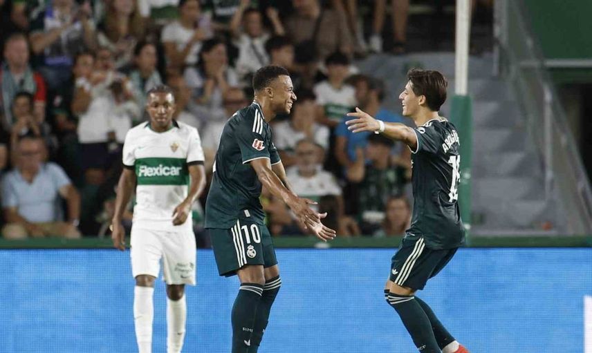 Arda Güler'in serbest vuruşu galibiyeti getirdi: Real Madrid, Elche'yi son dakikada yendi