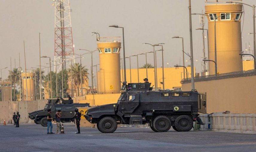 ABD Büyükelçiliğine roketli saldırı: Binadan siren sesleri yükseldi
