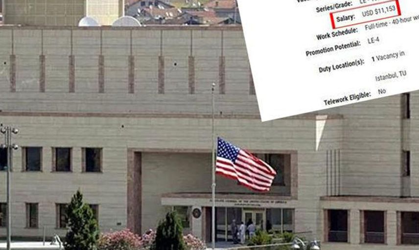 ABD İstanbul Başkonsolosluğu Aylık 99 bin TL Maaşla Tamirci Arıyor!