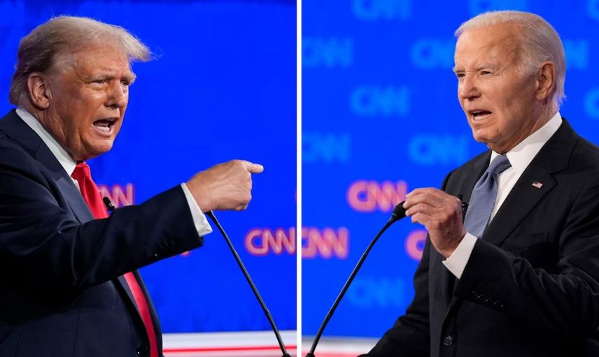 ABD’de iki başkan adayı karşı karşıya: Biden ile Trump’tan karşılıklı ağır sözler
