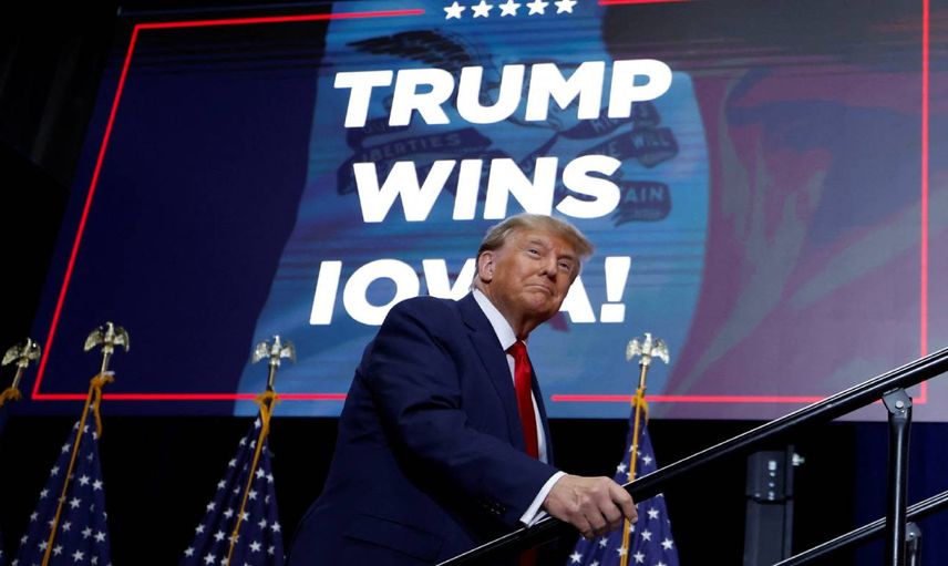 ABD’de seçim maratonu başladı: Eski başkan Donald Trump, Iowa’da rahat kazandı