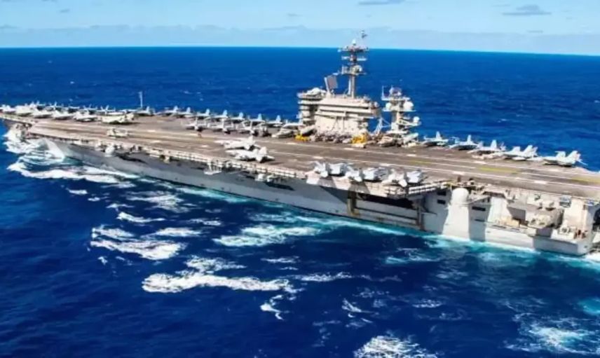 ABD'den İsrail'e Destek: USS Theodore Roosevelt İran Kıyılarında