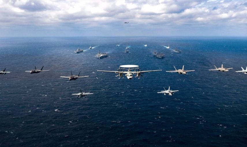ABD’ye jet misilleme: Savaş uçakları art arda havalandı