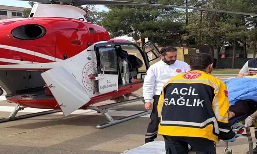Şırnak'ta hastalar için acil hava seferberliği: Yanık hastası ve yenidoğan için kritik nakil