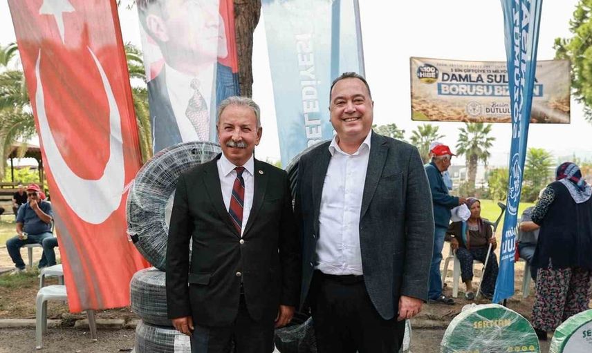 Manisa'da damlama sulama desteğiyle üreticilere önemli katkı
