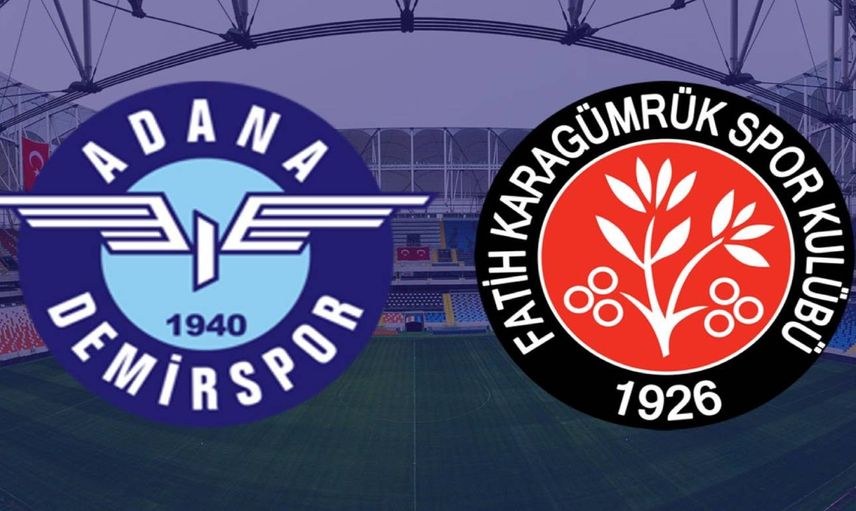 Adana Demirspor Fatih Karagümrük maçı hangi kanalda ve saat kaçta? Adana Demirspor-Fatih Karagümrük muhtemel ilk 11’ler