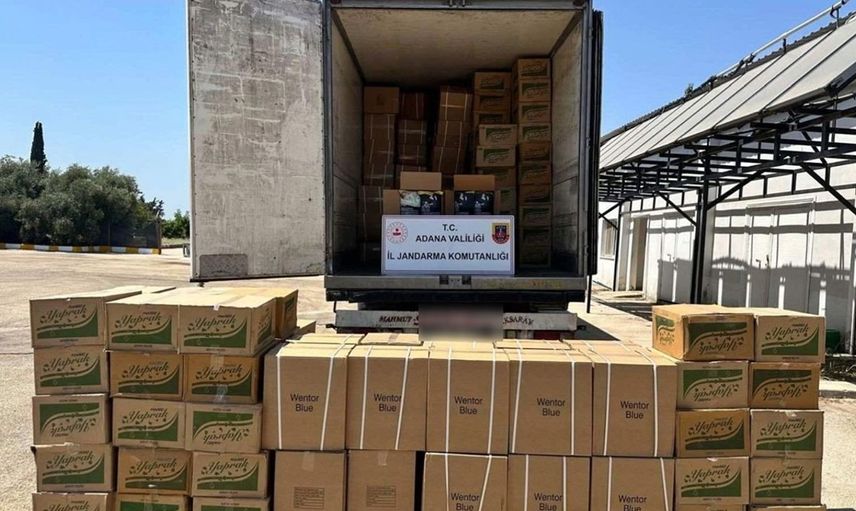 Adana'da 7,5 Ton Kaçak Tütün Ele Geçirildi