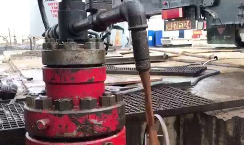 Adana'da bulunan petrolün vanadan akışı kaydedildi!