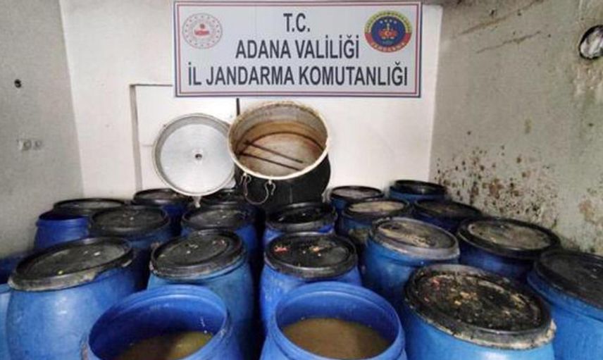 Adana'da Üç Bin Litre Sahte İçki Bulundu
