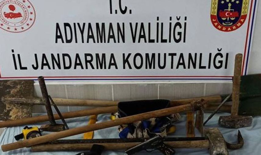 Adıyaman'da Kaçak Kazı Yapan 7 Şahıs Yakalandı