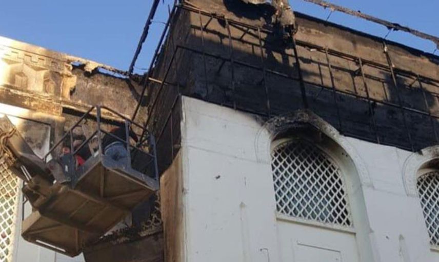 Adıyaman’ın Menzil Köyü’nde Yangın Çıktı
