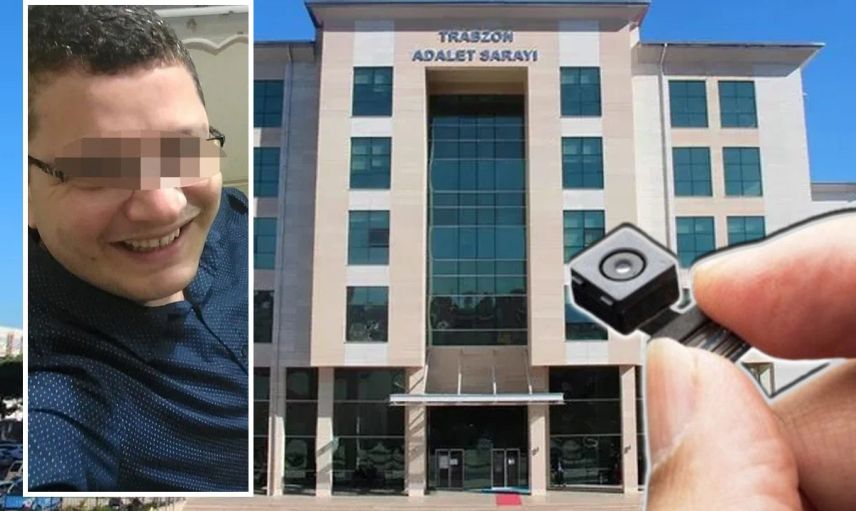 Adliyede skandal! Katip, kadınlar tuvaletine gizli kamera yerleştirdi