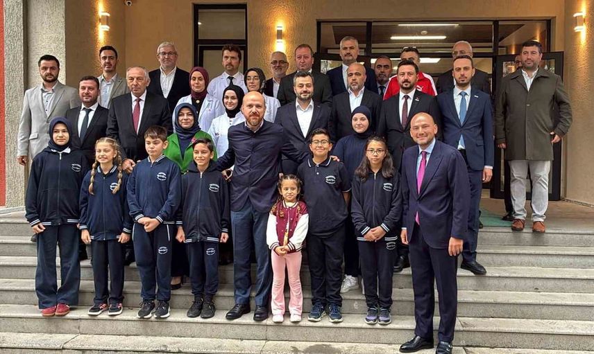 Bilal Erdoğan, Akçakoca'da eğitim kurumunu ziyaret etti