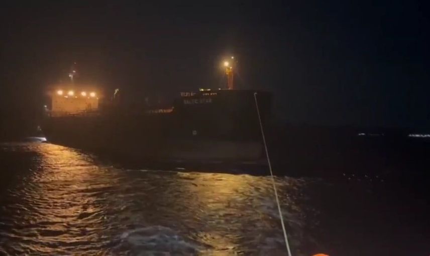 Çanakkale Boğazı'nda kimyasal tanker makine arızası nedeniyle tedbir alındı