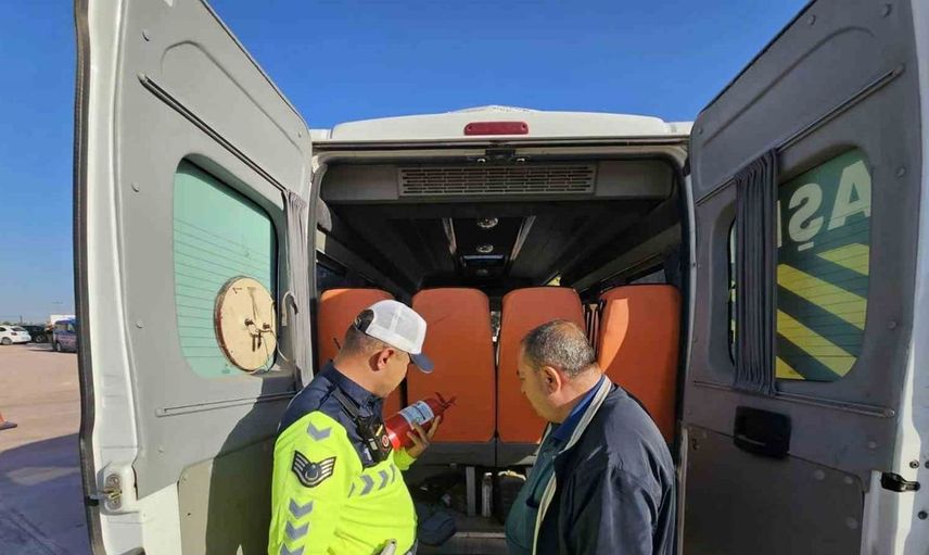 Kilis’te öğrenci servislerine kapsamlı denetim gerçekleştirildi