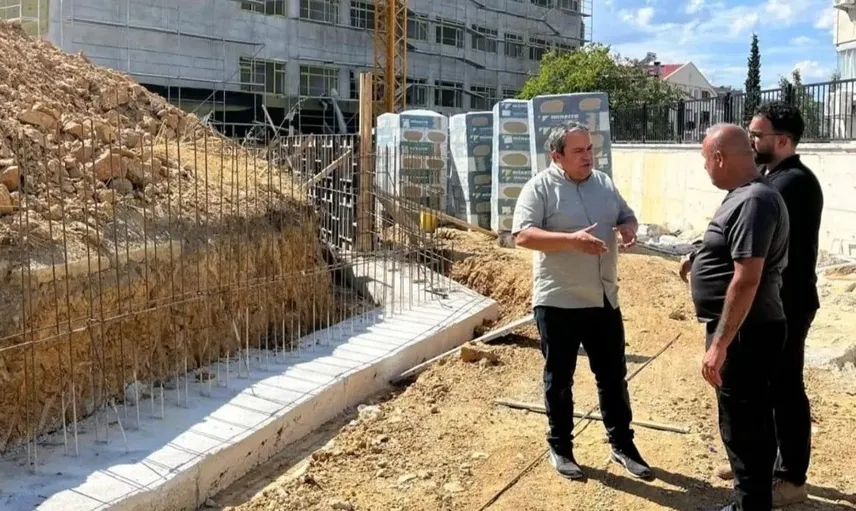 Boyabat'ta yeni okul inşaatı hızla ilerliyor