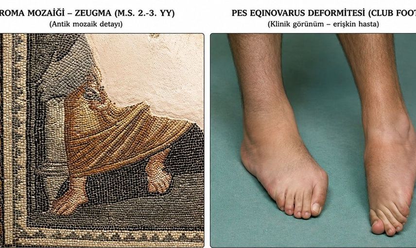 Zeugma mozaiklerinde tıbbi keşif: Ekinus tipi ayak deformitesi