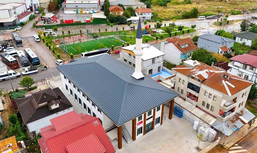 Başiskele'de Gazze şehitleri cami inşaatında son aşamaya gelindi