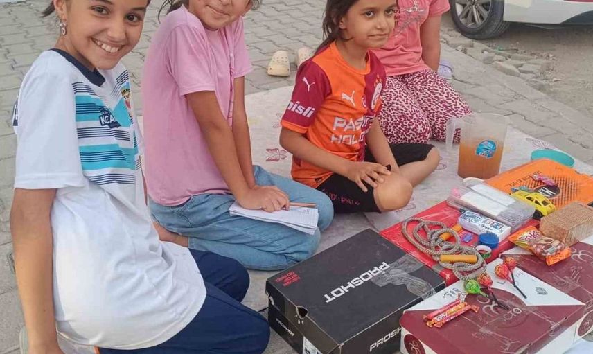 Adıyaman'da çocuklardan örnek yardım kampanyası