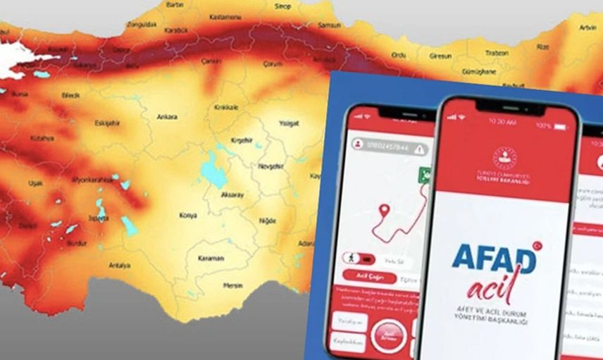 AFAD’dan Deprem Tehlikesi Haritası uygulaması