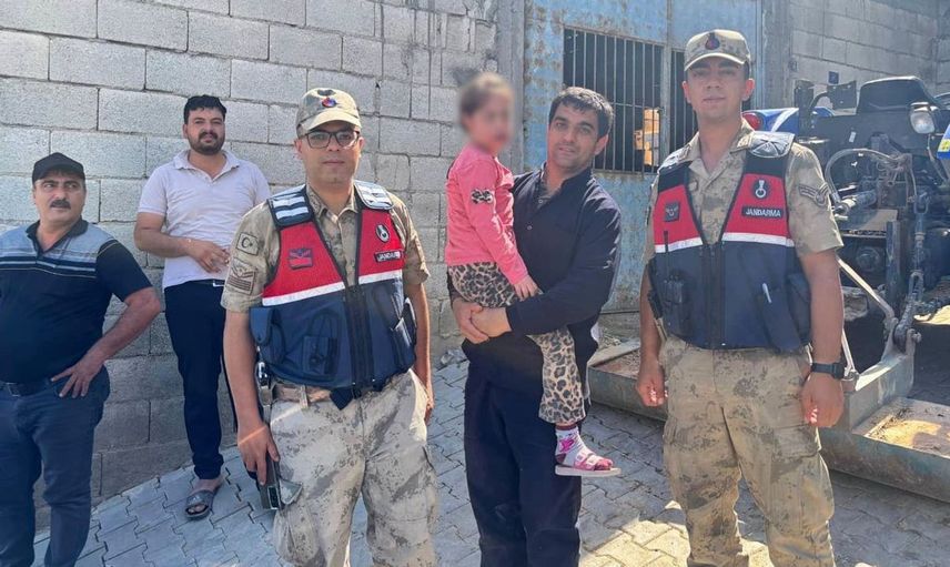 Kilis'te kaybolan down sendromlu çocuk, jandarma ekipleri sayesinde bulundu