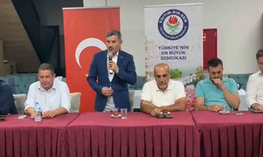 Eğitim Bir-Sen Muğla Başkanı Önder Uçak Fethiye’de üyeleriyle buluştu