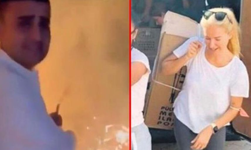 Afet Bölgesine Giden Burcu Esmersoy Sırtında Koli Taşıdı!