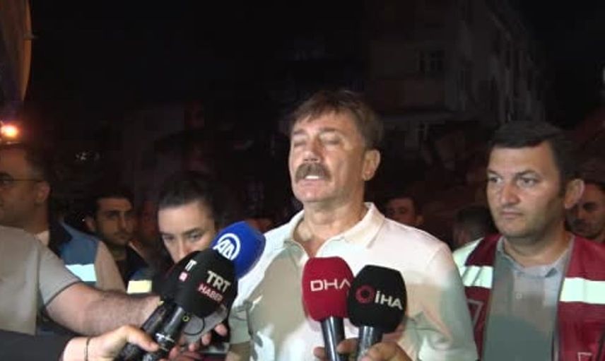 Bahçelievler'de çöken binada arama çalışmaları tamamlandı