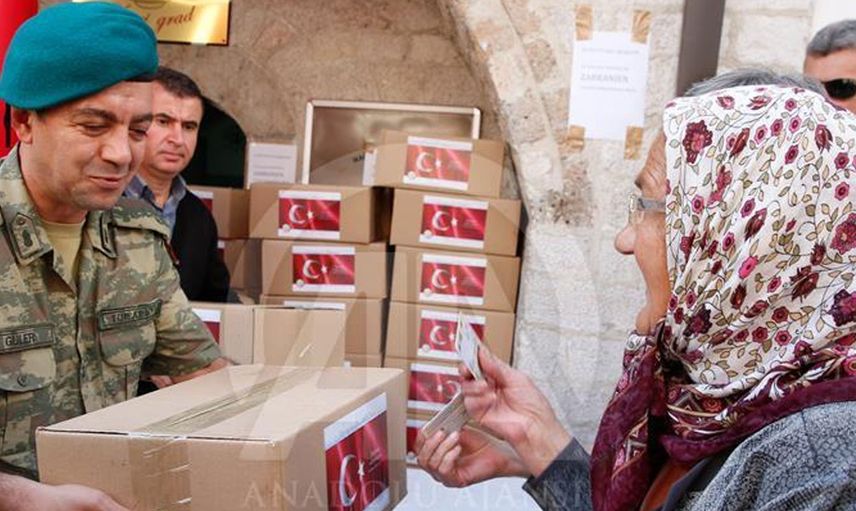 Afganistan'da Bulunan Türk Askeri 700 Aileye Kurban Eti Dağıttı