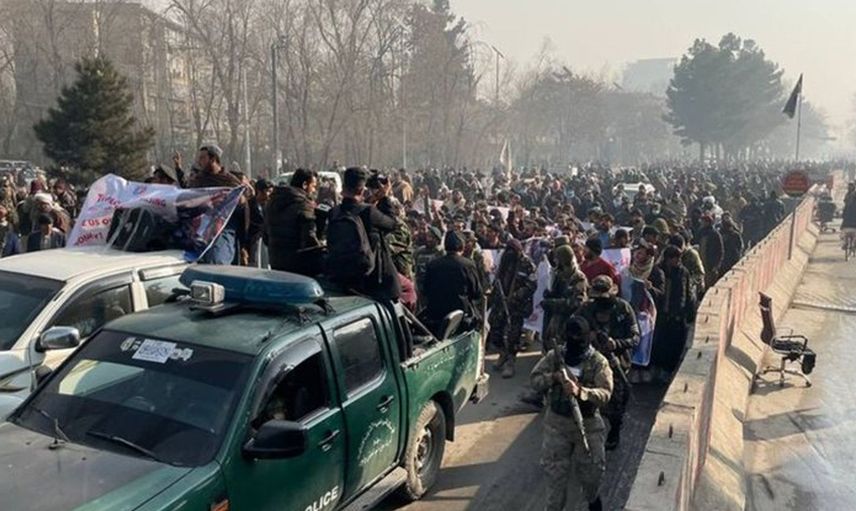 Afganistan'ın Başkenti Kabil'de Protesto: ABD ve BM Aleyhine Protesto Düzenlendi!