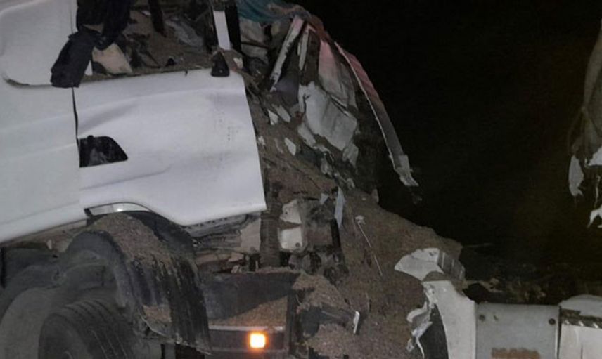Afyonkarahisar'da Tır ve Beton Mikseri Çarpıştı