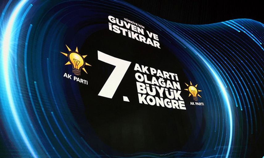 AK Parti 7. Olağan Büyük Kongresi Ankara Spor Salonu'nda Yapılıyor