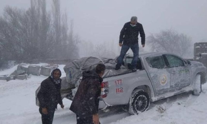 Aksaray'da Mahsur Kalan 117 Vatandaş Kurtarıldı