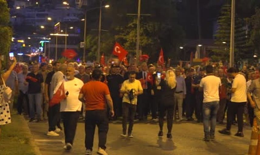 Alanya’da 15 Temmuz’un 10’uncu yılında binler tek yürek oldu