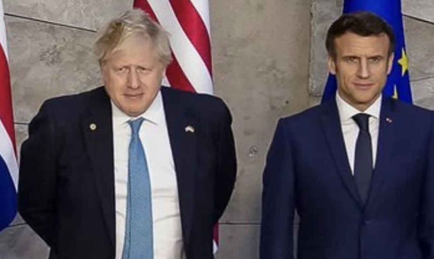 Alay konusu oldular: İngiltere Başbakanı Boris Johnson ve Fransa Cumhurbaşkanı Emmanuel Macron'un fotoğrafı sosyal medyada gündem oldu