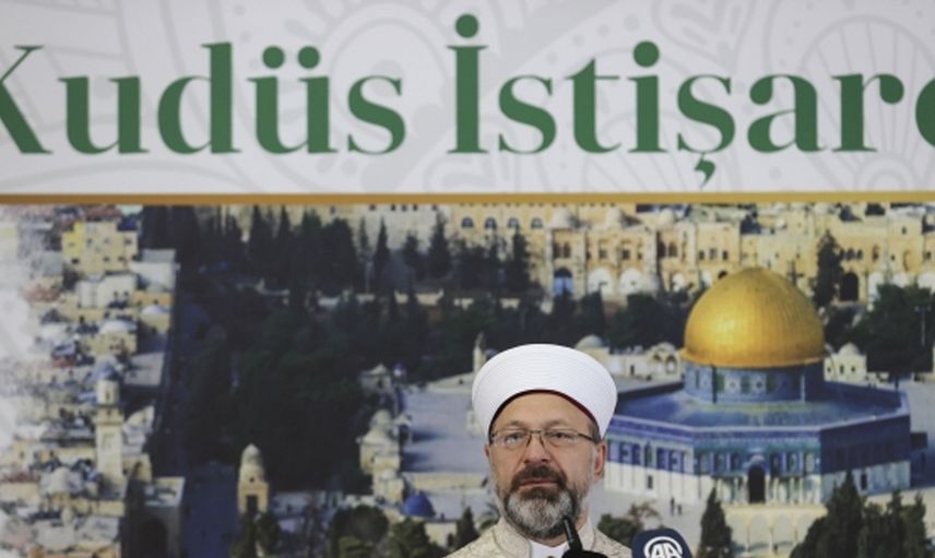 Ali Erbaş'tan Kudüs Açıklaması: Onların Sesi Çıkmıyor Diye Biz de Oturmayacağız