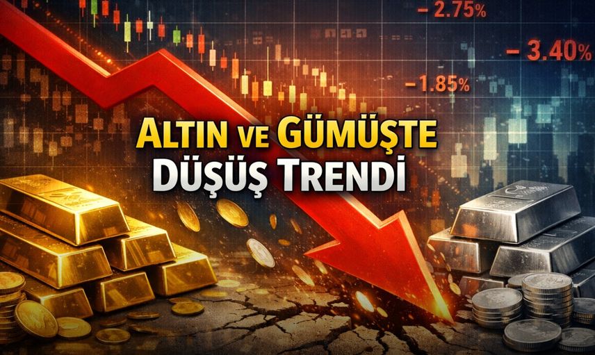 Altın ve Gümüşte Sert Düşüş