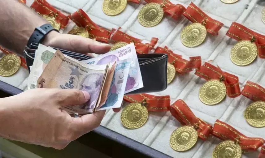 Altında sert düşüş